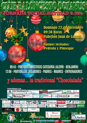 Cartel XI JORNADA SOCIAL NAVIDAD 2.024.