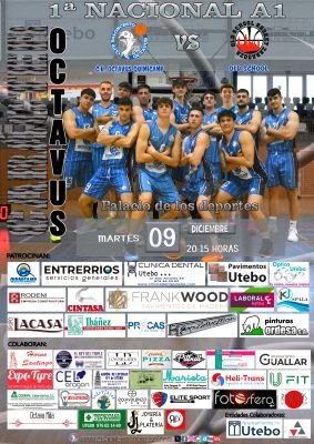 Cartel encuentro PRIMERA NACIONAL A1: (CB. OCTAVUS QUIMICAMP & OLD SCHOOL)<br />Fotografía: CB OCTAVUS